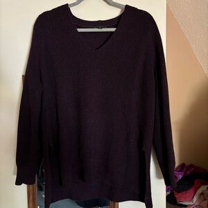 Athleta plum sweater